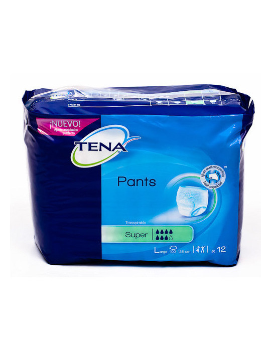 TENA PANTS SUPER GRANDE 12 UNID