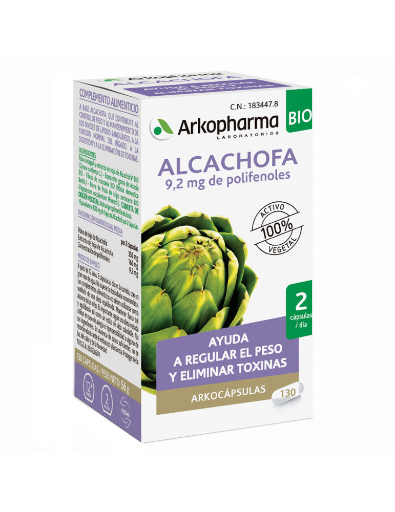 ARKOPHARMA ALCACHOFA 200 CAPS
