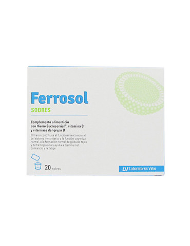 FERROSOL SOBRES 20 SOBRES
