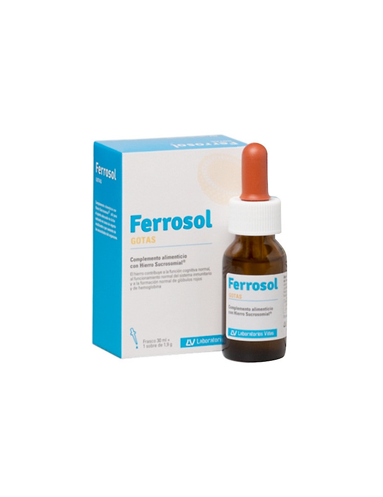 FERROSOL GOTAS Y SOBRE 30 ML + 1.9 G