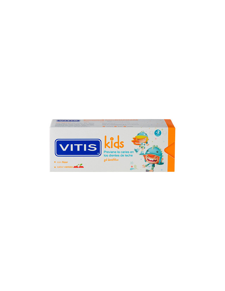VITIS KIDS GEL DENTIFRICO 50 ML CEREZA 2-6 AÑOS