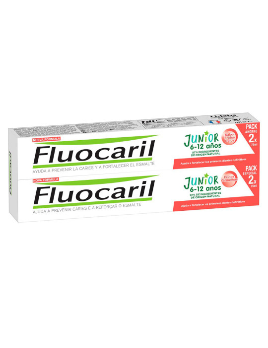 FLUOCARIL JUNIOR 6-12 AÑOS 2 ENVASES 75 ML FRUTO