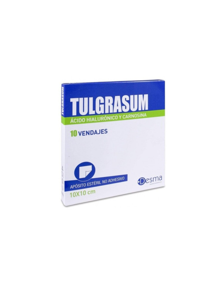 TULGRASUM 10 APOSITOS ESTERILES 10X10 CM