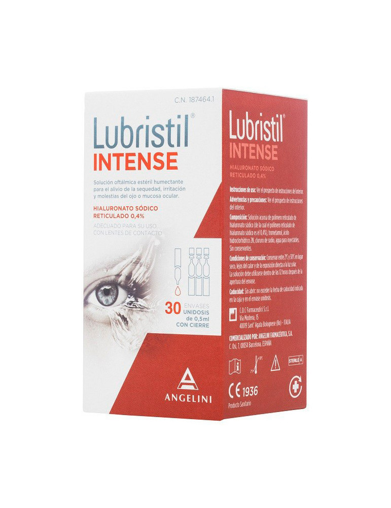 LUBRISTIL INTENSE SOLUCION OFTALMICA 30 MONODOSI