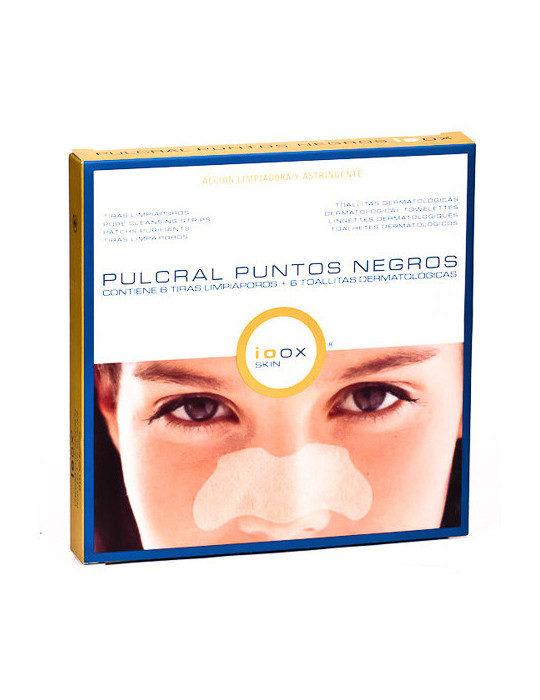 IOOX PULCRAL PUNTOS NEGROS 6 TIRAS+6 TOALLITAS