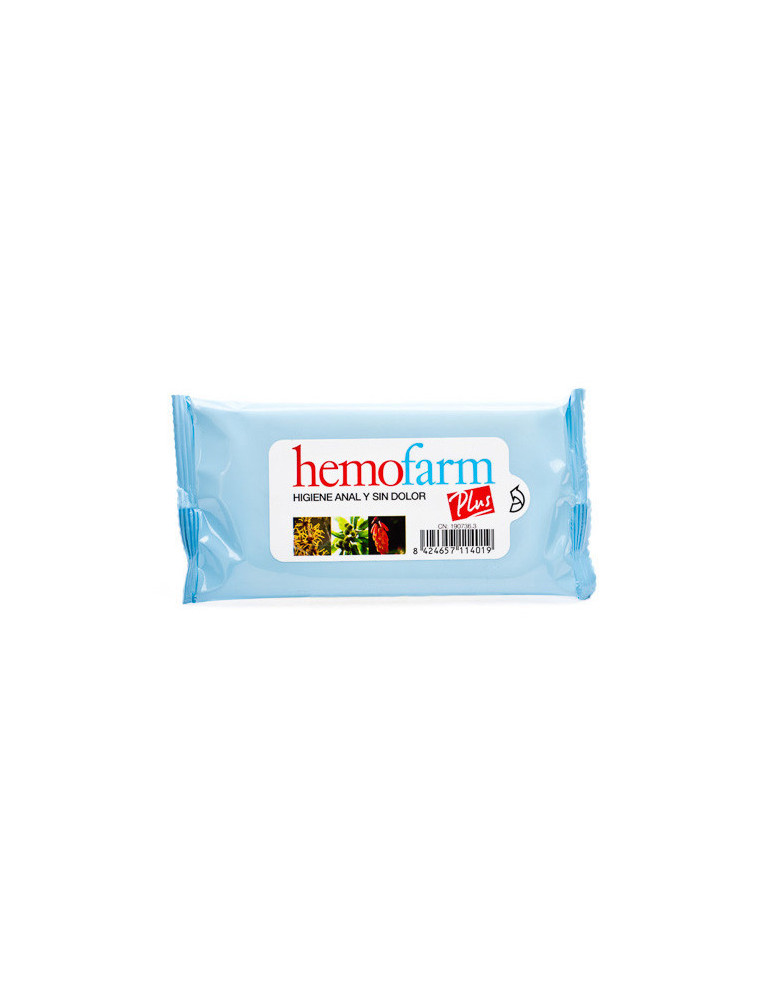 HEMOFARM PLUS TOALLITAS 20 UNIDADES