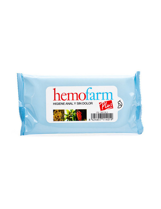 HEMOFARM PLUS TOALLITAS 20 UNIDADES