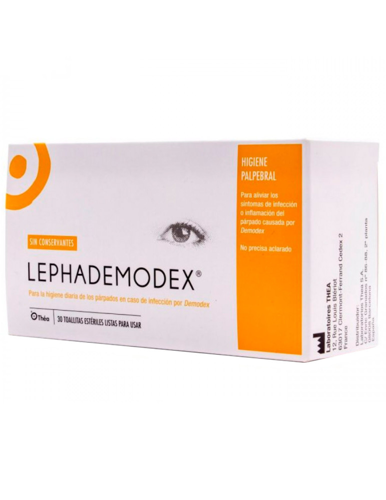 LEPHADEMODEX 30 TOALLITAS ESTERILES
