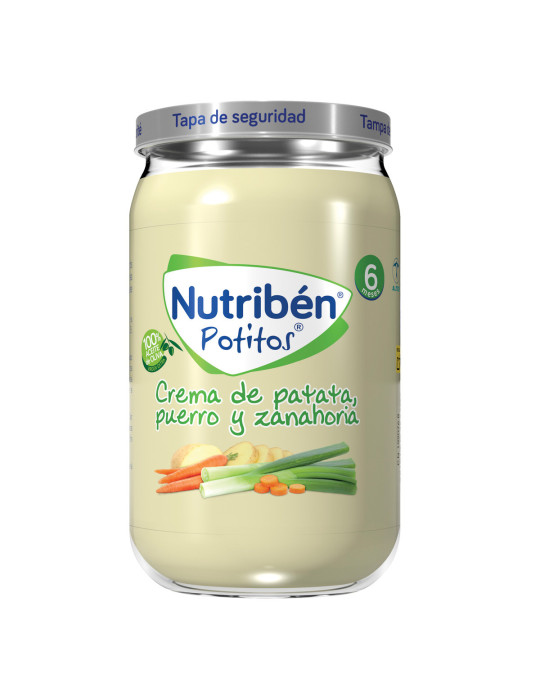 NUTRIBEN CREMA DE PATATA PUERRO Y ZANAHORIA POTI