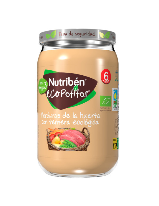 NUTRIBEN ECOPOTITOS VERDURAS  CON TERNERA