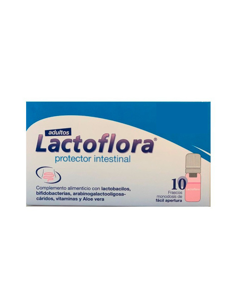LACTOFLORA PROTECTOR INTESTINAL ADULTO 10 VIALES