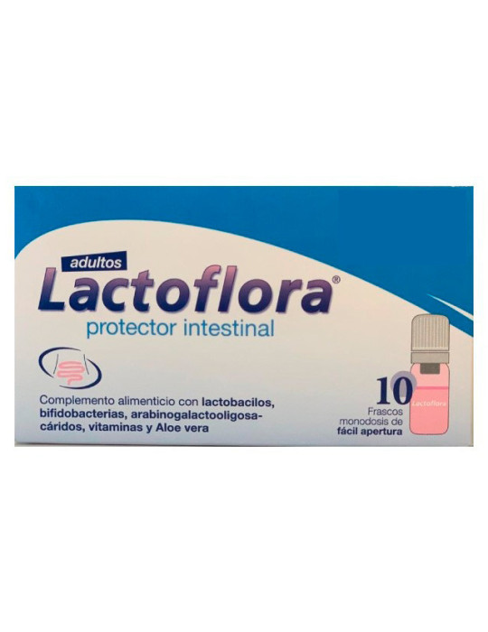 LACTOFLORA PROTECTOR INTESTINAL ADULTO 10 VIALES