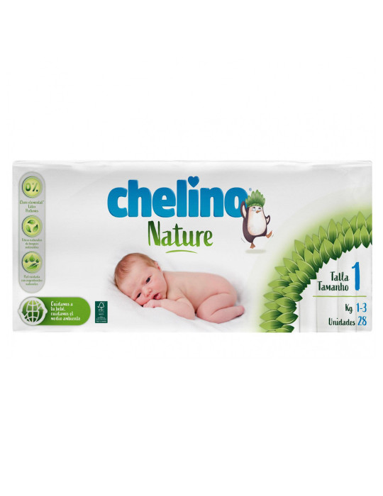 PAÑAL INFANTIL CHELINO NATURE T - 1 28 U