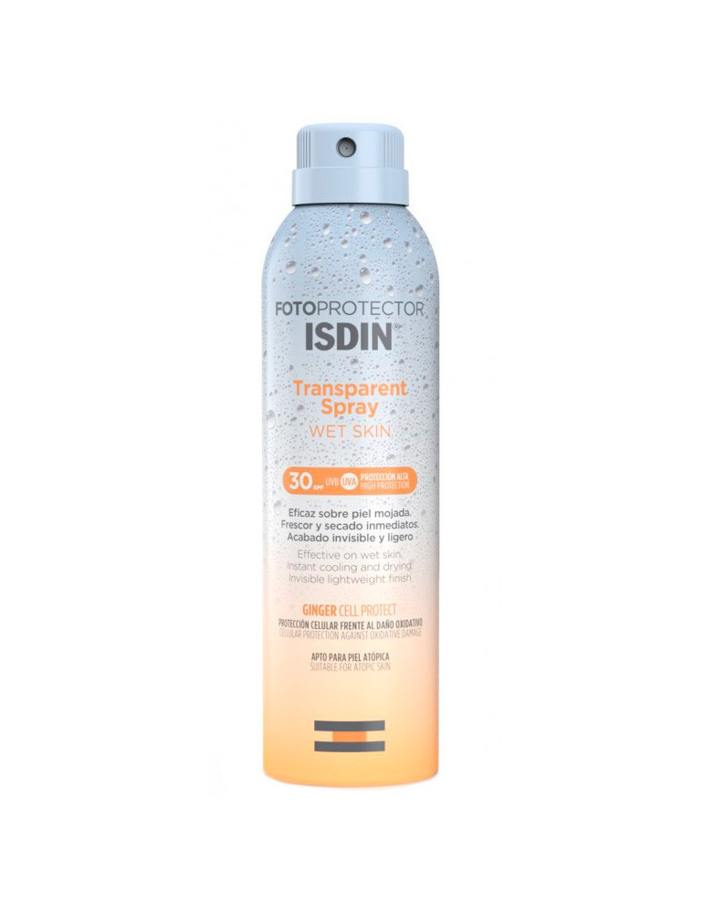 FOTOPROTECTOR ISDIN SPF-30 SPRAY TRANSPARENT WET