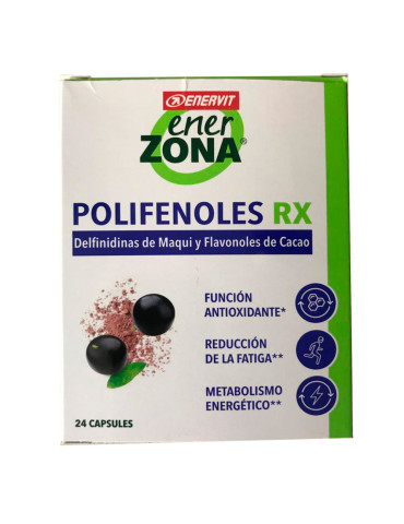 ENERZONA RX POLIFENOLES 24 CAPS