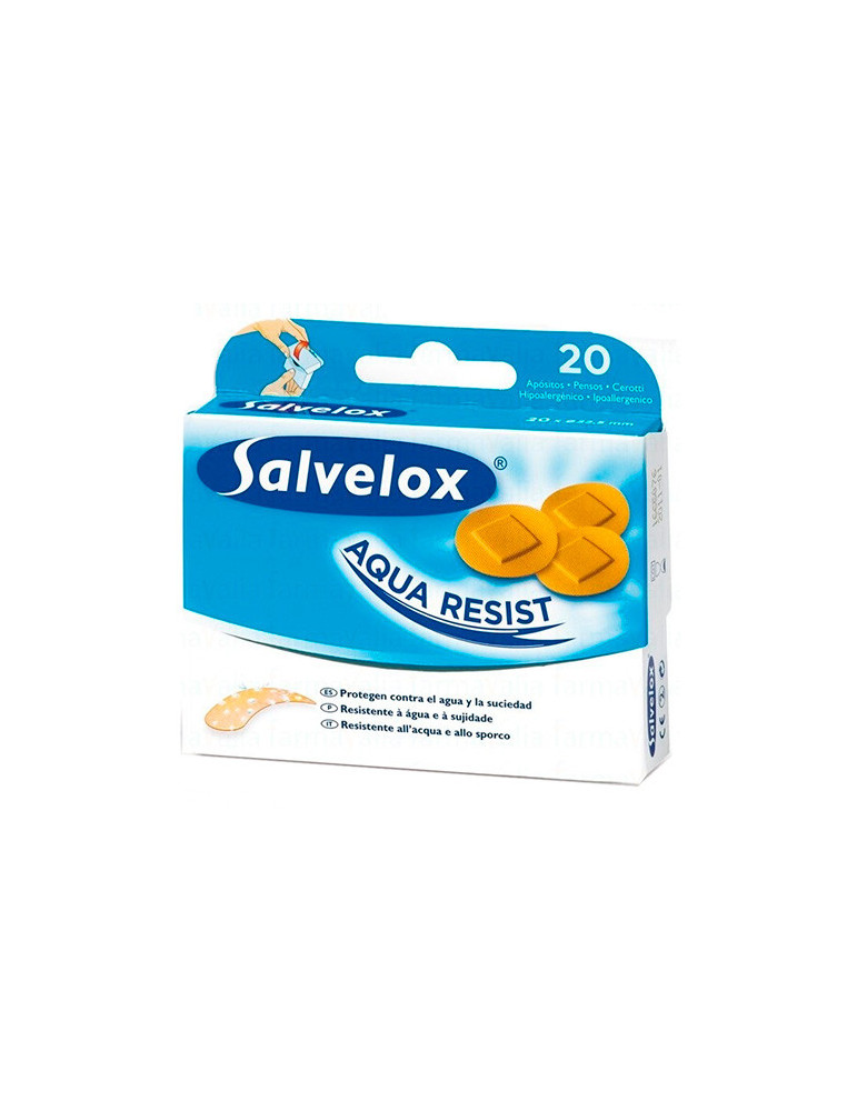 SALVELOX AQUA RESIST APOSITO ADHESIVO 20 (REDOND