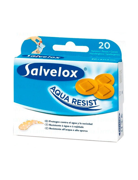 SALVELOX AQUA RESIST APOSITO ADHESIVO 20 (REDOND