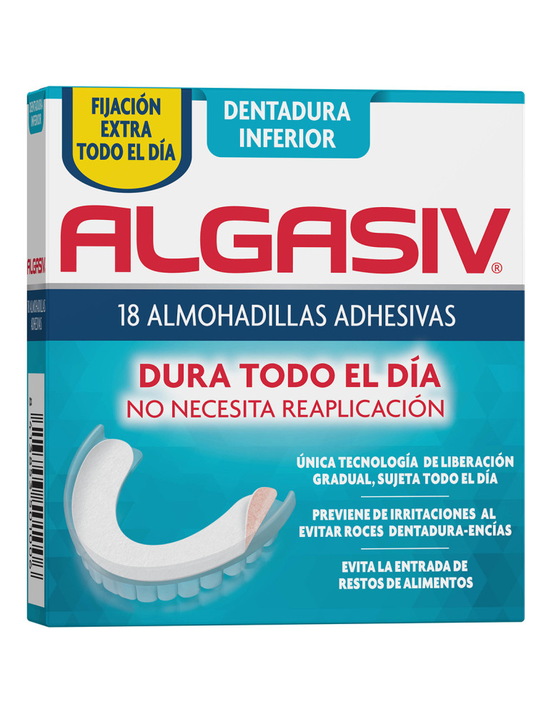 ALGASIV DENTADURA INFERIOR 18 UNID