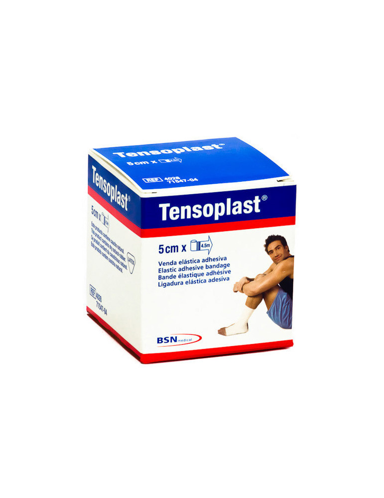 VENDA ELASTICA ADHESIVA TENSOPLAST 5 X 4,5 M