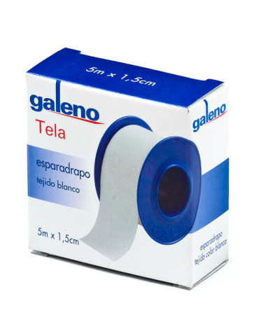 ESPARADRAPO GALENO TELA 5X1.5 BLANCO