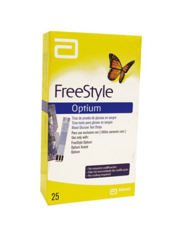 FREESTYLE OPTIUM TIRA REACTIVA GLUCEMIA 50 UNID