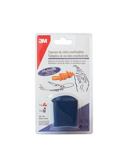TAPONES OIDOS 3M SILICONA AGUA 2 UNID