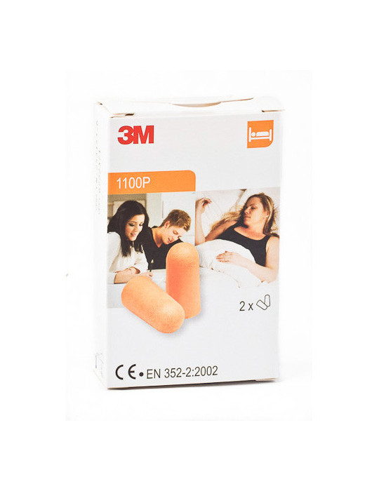 TAPONES OIDOS RUIDOS 3M 2 PARES 4 UNID NARANJA