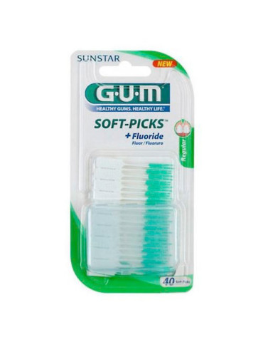 GUM SOFT PICKS  REGULAR/MEDIUM 40U