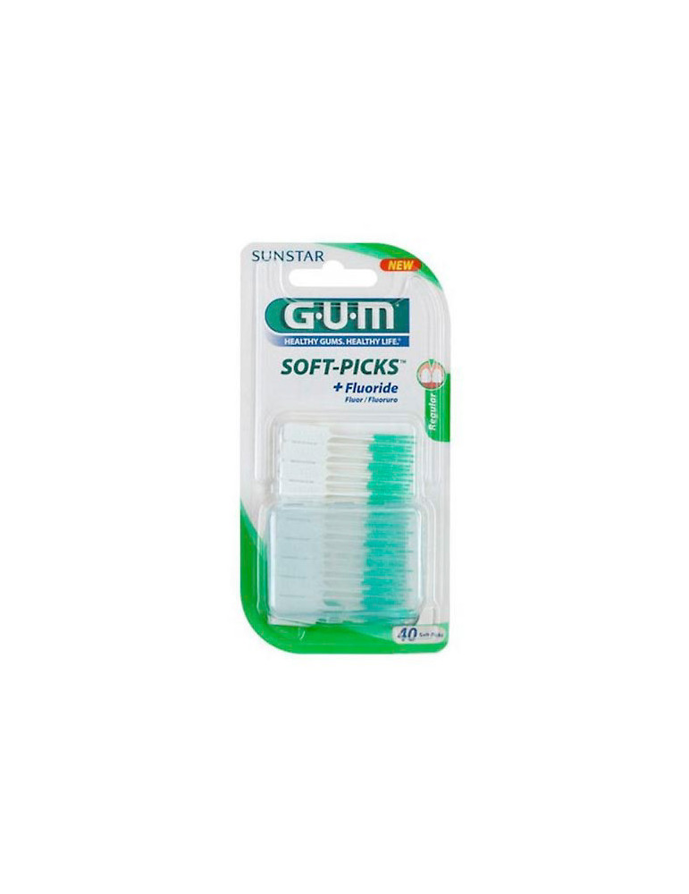 GUM SOFT PICKS  REGULAR/MEDIUM 40U