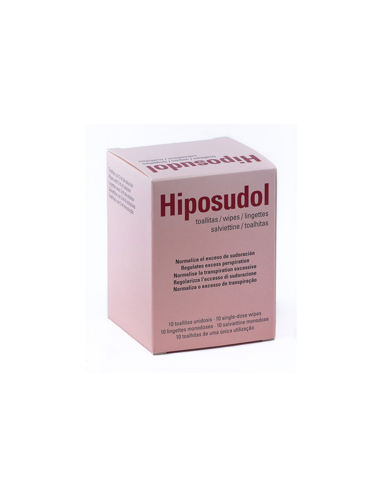 HIPOSUDOL TOALLITAS 3 ML 10 TOALLITAS