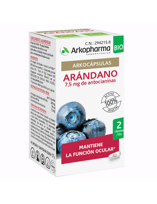 ARKOCAPSULAS ARANDANO 45 CAPS OCULAR