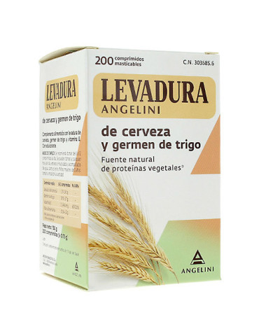 LEVADURA DE CERVEZA GERMEN TRIGO LEO 200 COMP