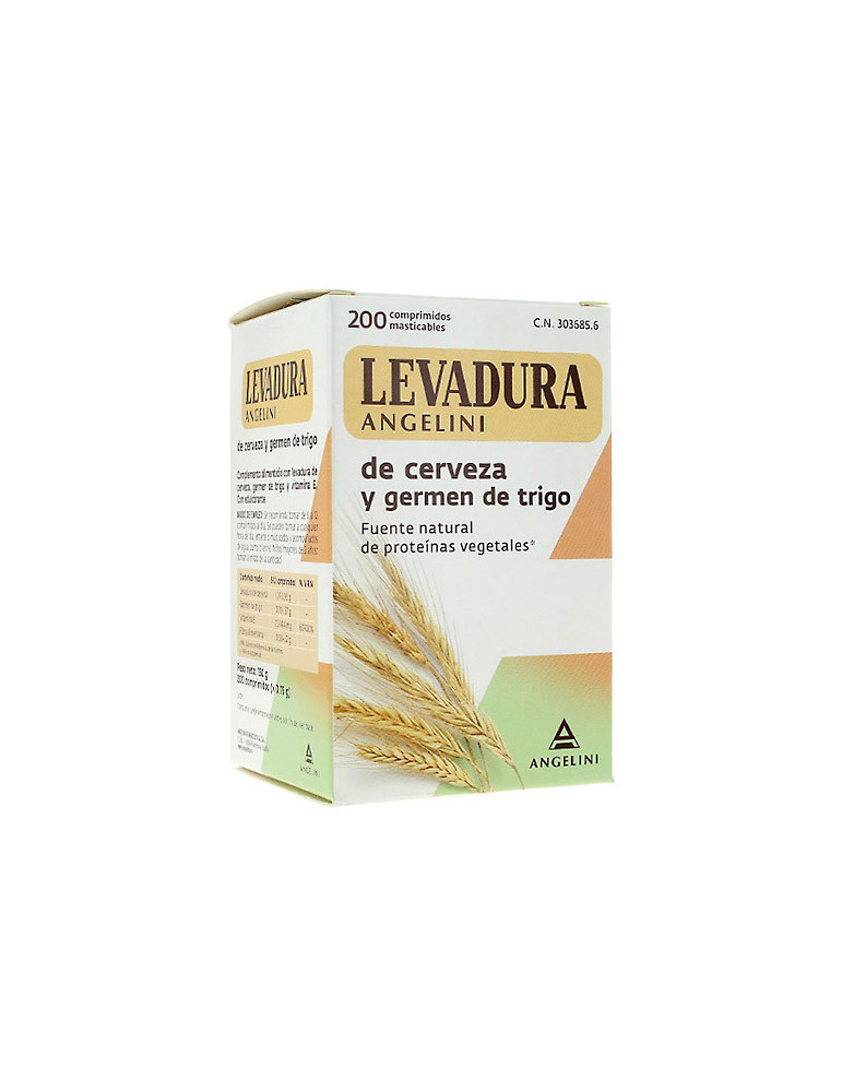 LEVADURA DE CERVEZA GERMEN TRIGO LEO 200 COMP