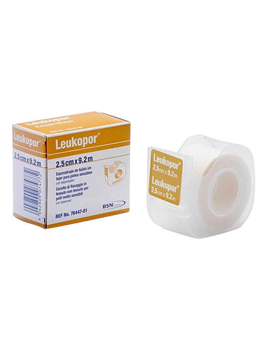 ESPARADRAPO LEUKOPOR PAPEL 2.5X9.2 DISPENSADOR