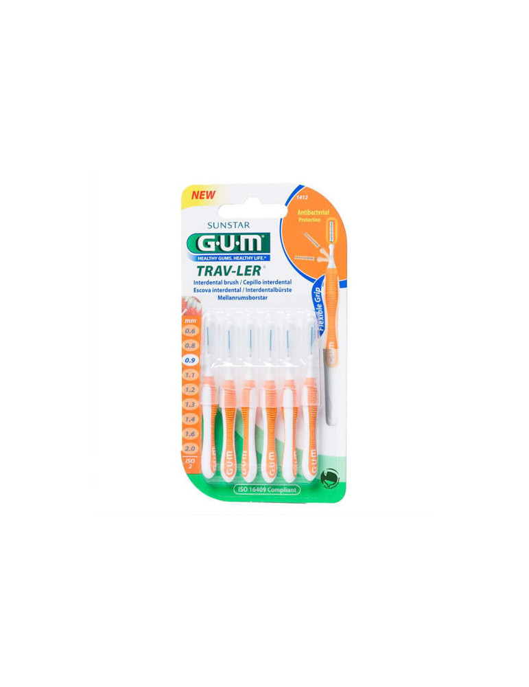 GUM INTERDENTAL NARANJA 1412 TRAV ULTRA FINO