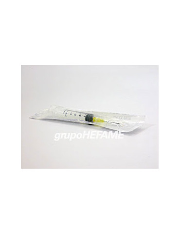 JERINGA AGUJA 5 ML AMARILLA 0.9MM INTRAVENOSA