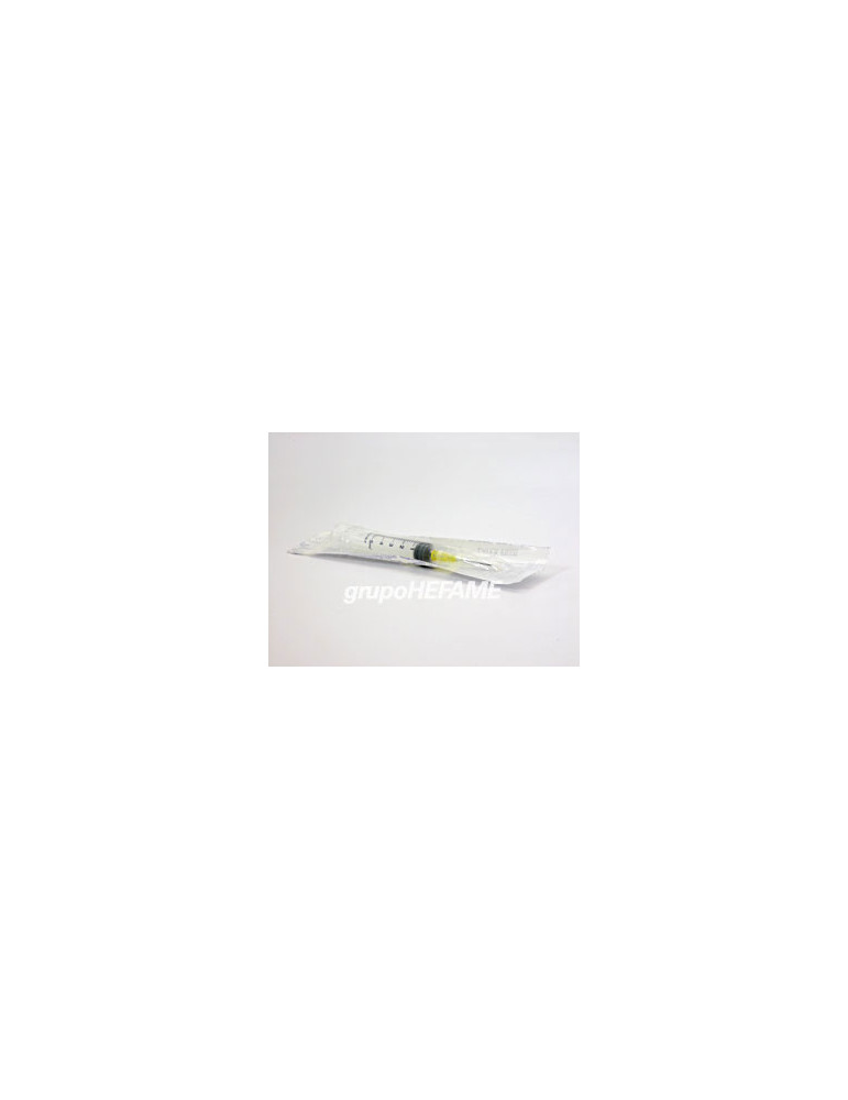 JERINGA AGUJA 5 ML AMARILLA 0.9MM INTRAVENOSA