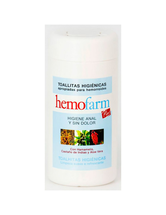 HEMOFARM TOALLITAS BOTE 60 UNID