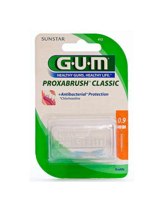 GUM RECAM PROXABRUSH CLASSIC 412 0.9 NARANJA