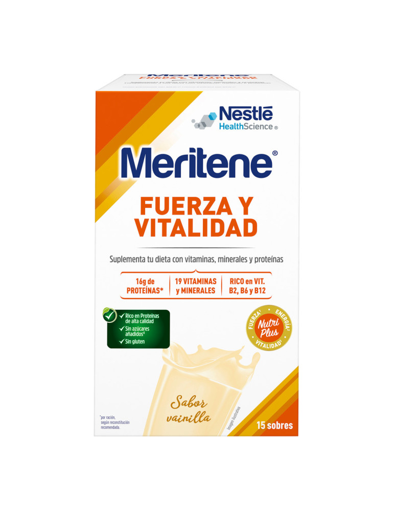MERITENE VAINILLA 15 SOB 50 GR