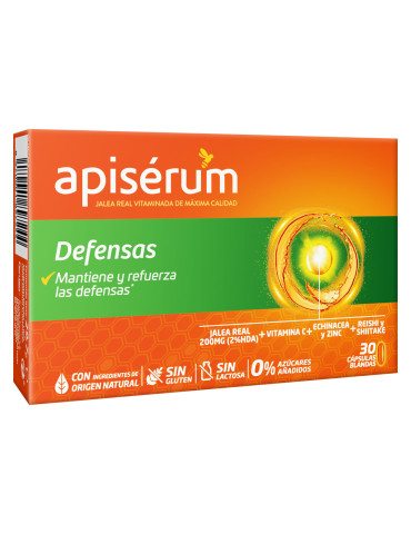 APISERUM DEFENSAS 30 CAPSULAS BLANDAS