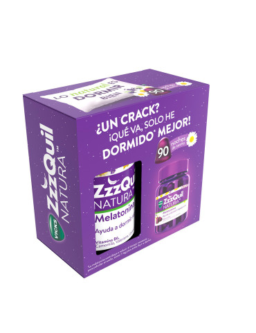 ZZZQUIL NATURA 90 GOMINOLAS MELATONINA