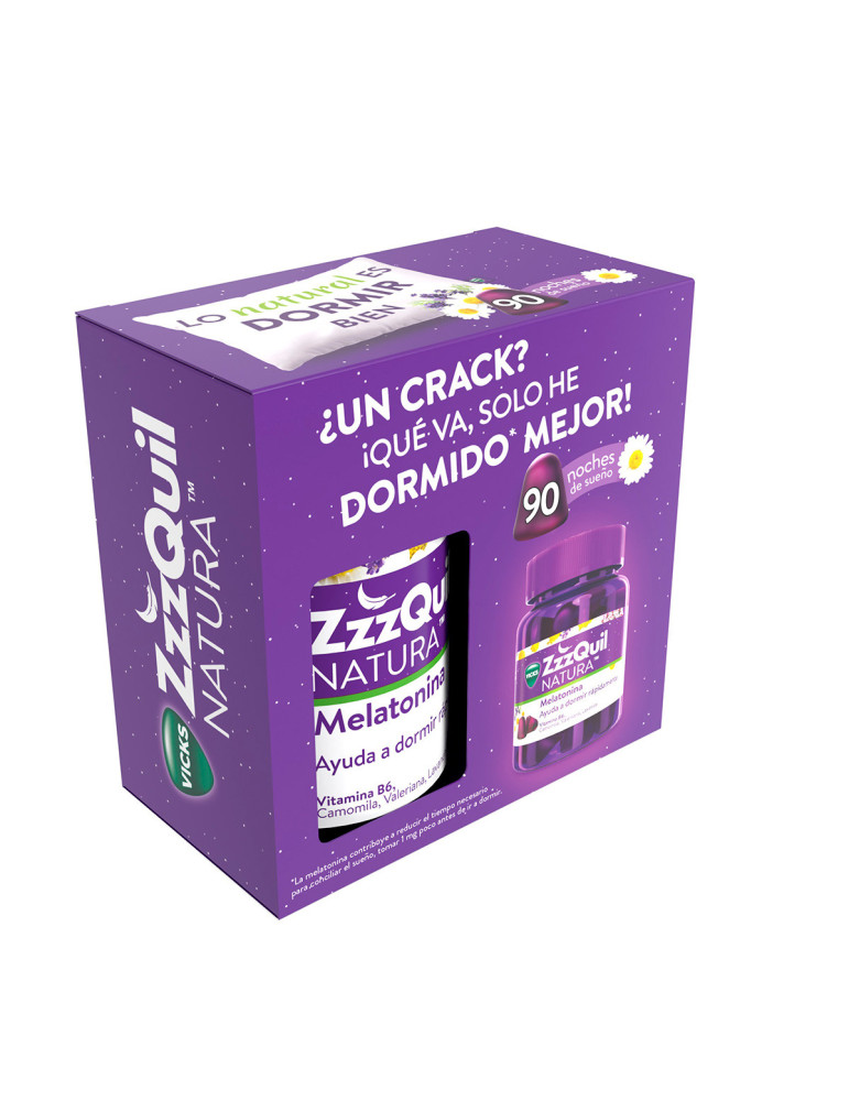 ZZZQUIL NATURA 90 GOMINOLAS MELATONINA