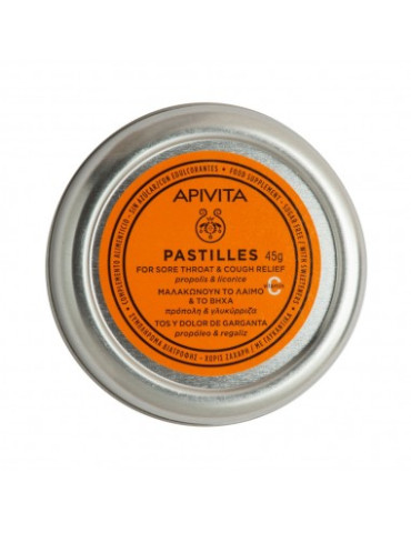 APIVITA PASTILLAS PROPOLEO Y REGALIZ