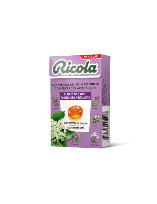 RICOLA CARAMELOS SIN AZUCAR FLOR DE SAUCO 50 G