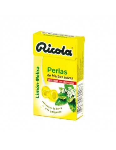 RICOLA PERLAS SIN AZUCAR LIMON MELISA 2