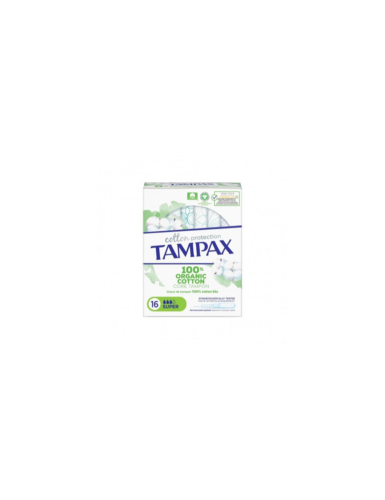 TAMPAX COTTON PROTECTION SUPER 16 U