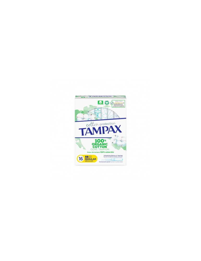 TAMPAX COTTON PROTECTION REGULAR 16 U