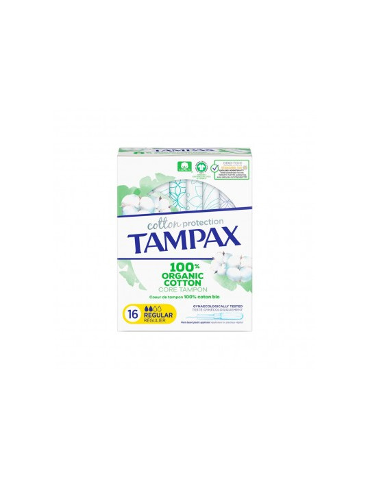 TAMPAX COTTON PROTECTION REGULAR 16 U