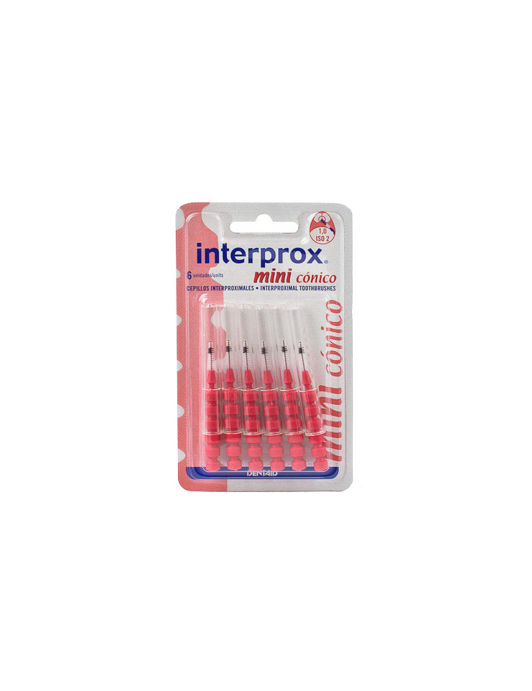 INTERPROX MINI CONICO 6U ROJO